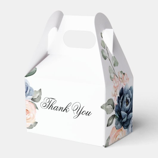 ダスティブルーピーチ赤面幾何結婚フローラズFa フェイバーボックス (裏面サイド)