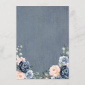 ダスティブルーピーチ赤面幾何結婚詳細 エンクロージャーカード (裏面)