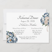 ダスティブルーピーニーバラリハーサルディナー 招待状 (正面)