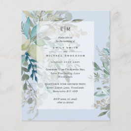 ダスティブルーピ結婚ンクの式典と披露宴請求書 チラシ