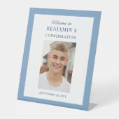 ダスティブルーフォトボーイズ確認ウェルカムサイン 台座サイン (正面)