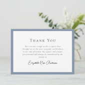 ダスティブルーフォト悔やみや弔慰葬儀 サンキューカード (スタンド正面)