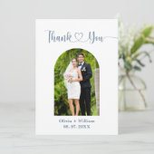 ダスティブルーフォト結婚ズ サンキューカード (スタンド正面)