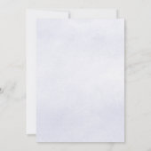 ダスティブルーフラワーズブライダルシャワー 招待状 (裏面)