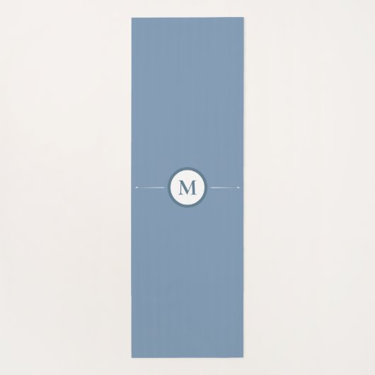 ダスティブルーフラワーパワーモノグラムヨガマット ヨガマット (裏面)