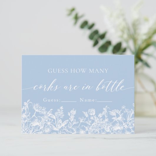 ダスティブルーフローラいくつコルクゲームを推測 招待状 (スタンド正面)