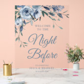 ダスティブルーフローラの前の夜 アクリルサイン (ウェディング)