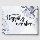 ダスティブルーフローラの後を楽しく過結婚ごした ゲストブック (裏面)