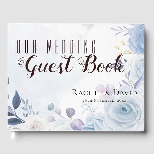 ダスティブルーフローラの後を楽しく過結婚ごした ゲストブック (正面)