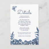 ダスティブルーフローラウォーターカラー詳細宿泊施設 エンクロージャーカード (正面)