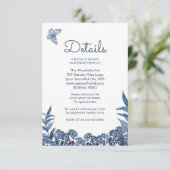 ダスティブルーフローラウォーターカラー詳細宿泊施設 エンクロージャーカード (スタンド正面)