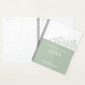 ダスティブルーフローラカスタマイズ可能プランナー プランナー手帳 (ディスプレー)