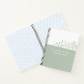 ダスティブルーフローラカスタマイズ ノートブック (内部)
