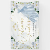 ダスティブルーフローラキンセアニェラ歓迎 横断幕 (縦)