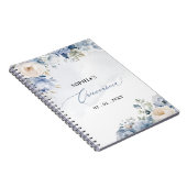 ダスティブルーフローラキンセアニラゲストブック ノートブック (右側)