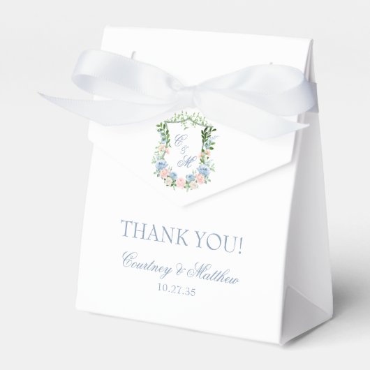 ダスティブルーフローラクレストありがとう フェイバーボックス (正面サイド)