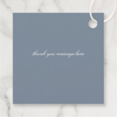 ダスティブルーフローラクレストモノグラム結婚ズ フェイバータグ (裏面)