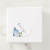 ダスティブルーフローラグリーンリーラブ結婚ハート フェイバータグ (インサイチュ)