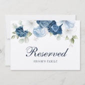 ダスティブルーフローラグルームズファミリーリザーブドサイン 招待状 (裏面)