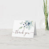 ダスティブルーフローラサンキューカード サンキューカード (正面)