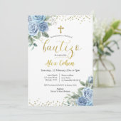 ダスティブルーフローラスペインのボーイバウティゾ 招待状 (スタンド正面)