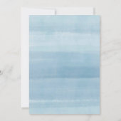 ダスティブルーフローラスペインのボーイバウティゾ 招待状 (裏面)