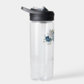 ダスティブルーフローラス結婚クリプトの花嫁カスタム ウォーターボトル (右面)