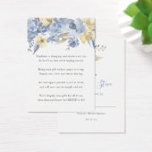 ダスティブルーフローラノーラップシャワー表示ギフトラベル (デスク)