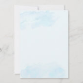 ダスティブルーフローラファーストコムユニオン招待状 招待状 (裏面)