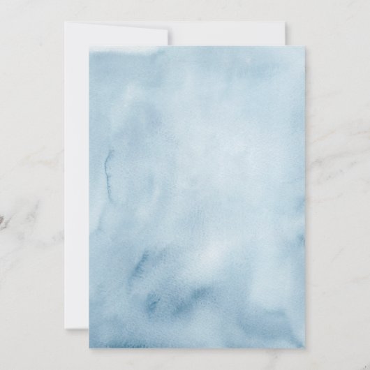 ダスティブルーフローラファーストホーリーコミュニオンI 招待状 (裏面)