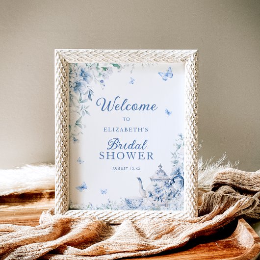 ダスティブルーフローラブライダルシャワーへようこそ ポスター