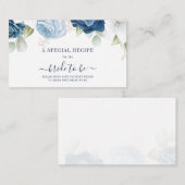 ダスティブルーフローラブライダルシャワースペシャルレシピ エンクロージャーカード (正面/裏面)