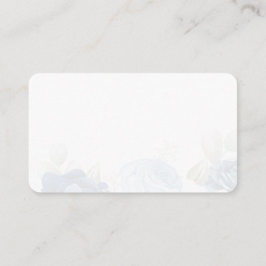 ダスティブルーフローラブライダルシャワースペシャルレシピ エンクロージャーカード (裏面)