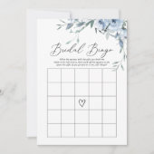 ダスティブルーフローラブライダルシャワービンゴゲーム 招待状 (正面)