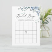 ダスティブルーフローラブライダルシャワービンゴゲーム 招待状 (スタンド正面)