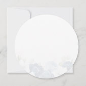 ダスティブルーフローラブライダルシャワー 招待状 (裏面)