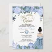 ダスティブルーフローラプリンセスミクリンスキンセアニラ 招待状 (正面)