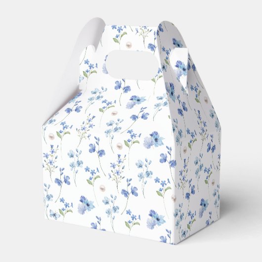 ダスティブルーフローラプロセッコブライダルシャワーサンキュー フェイバーボックス (裏面サイド)