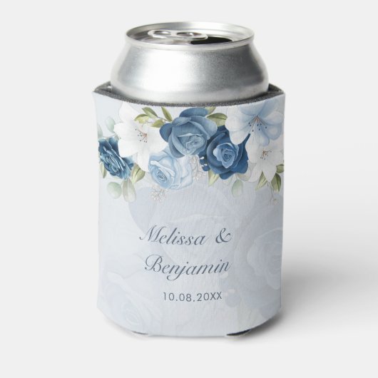 ダスティブルーフローラボタニッ結婚クス 缶クーラー (缶裏面)