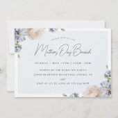 ダスティブルーフローラマザーズデイブランチ 招待状 (正面)