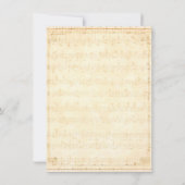 ダスティブルーフローラミュージカルブランチ&バブリー 招待状 (裏面)