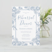 ダスティブルーフローラリハーサルディナー 招待状 (スタンド正面)
