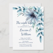 ダスティブルーフローラリハーサルディナー 招待状 (正面)