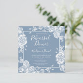 ダスティブルーフローラリハーサルディナー 招待状 (スタンド正面)