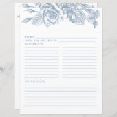 ダスティブルーフローラレシピ (正面/裏面)