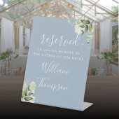 ダスティブルーフローラ予約のお父母様メモリアル 台座サイン