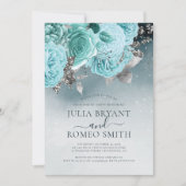 ダスティブルーフローラ婚約パーティ 招待状 (正面)