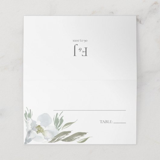 ダスティブルーフローラ座席表 プレイスカード (外部開封)