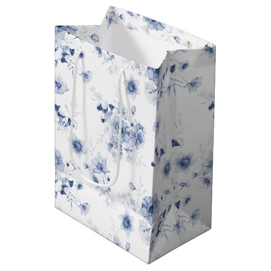 ダスティブルーフローラ抱き枕 ミディアムペーパーバッグ (正面アングル)