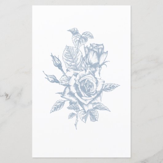 ダスティブルーフローラ推測ブライダルシャワーゲーム (裏面)